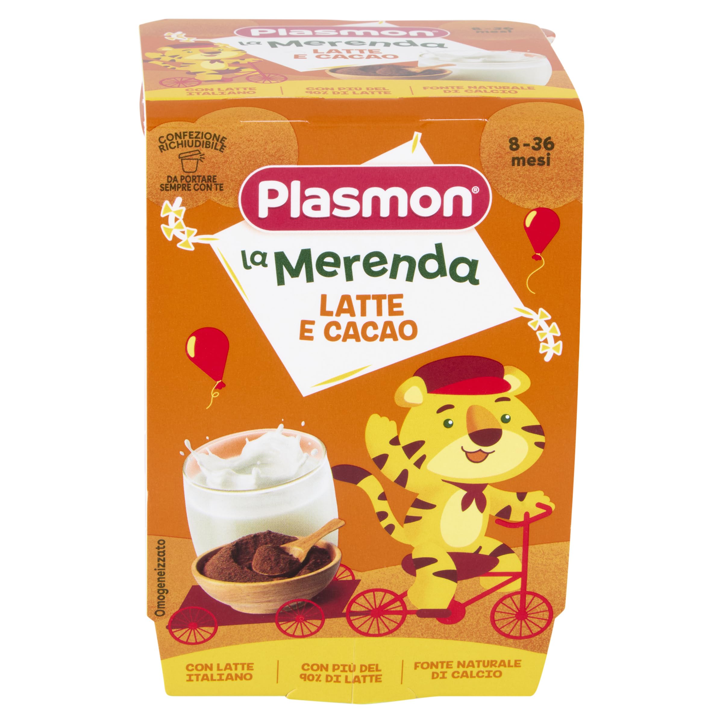 Plasmon Merenda Latte al Cacao 24x120g