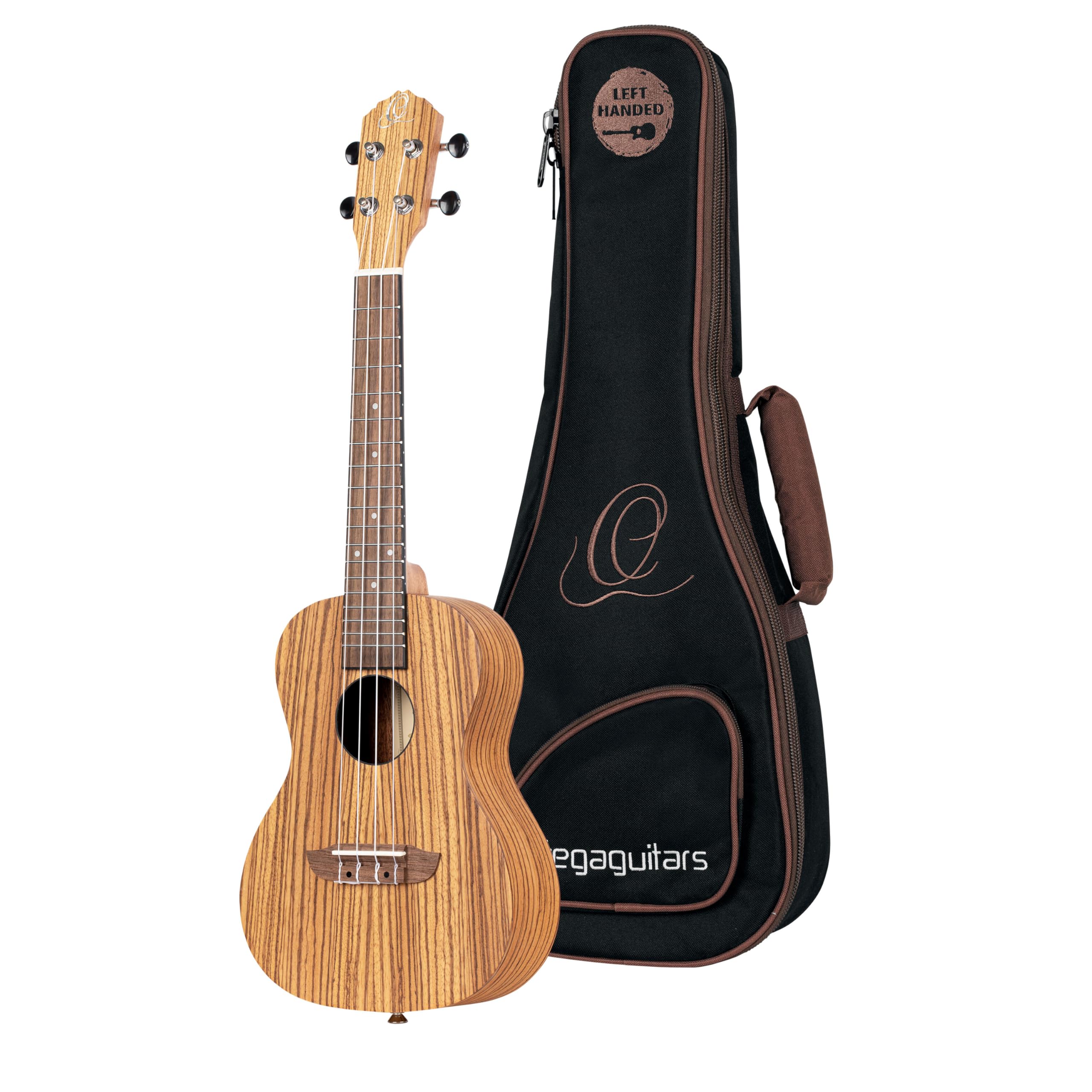 Ortega RFU11Z-L Timber Series Natural Left-Handed with Gig Bag