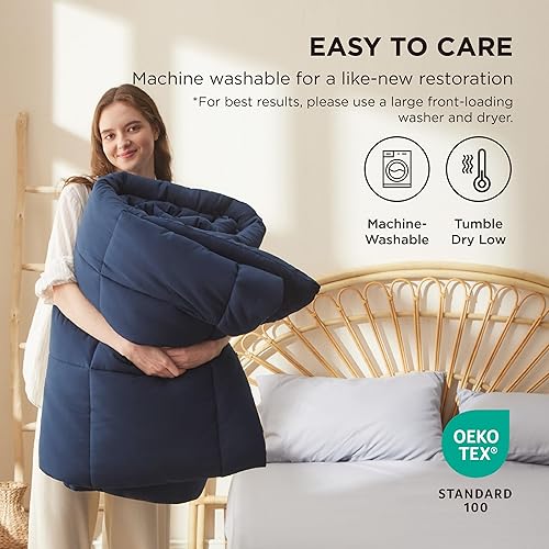 Vista 128 de Bedsure - Edredón de color liso