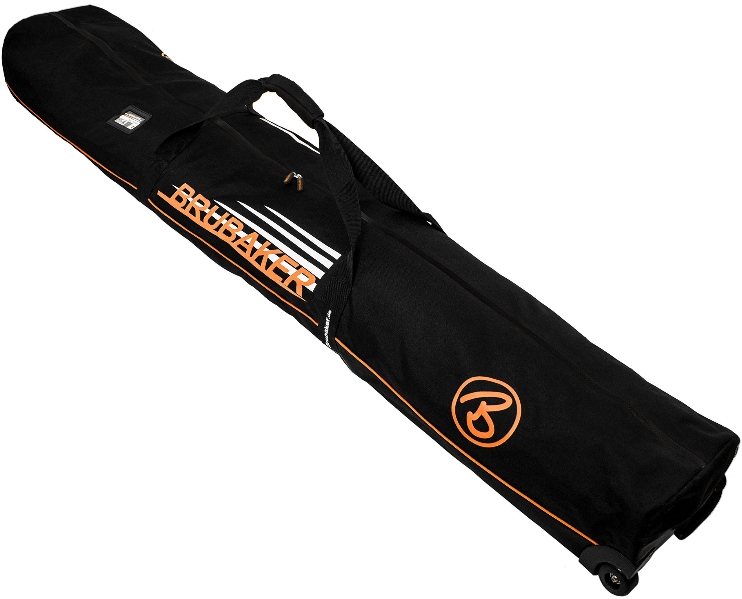 Brubaker Race Champion - Bolsa de esquí con ruedas para 2 pares de esquís y bastones