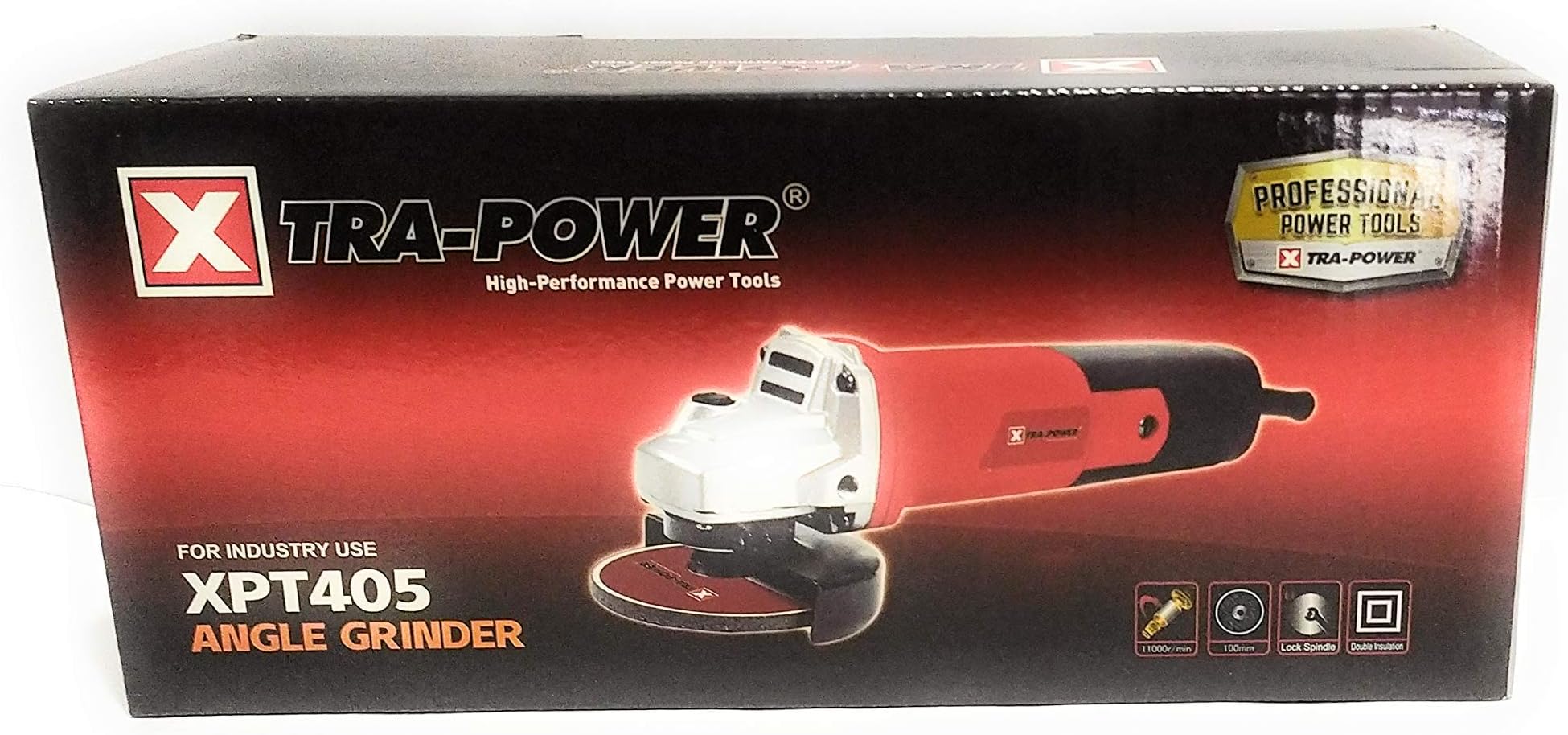 Xtra-Power XPT-405 100mm/4" Professional Mini Angle Grinder (801 Model) Red/Black Colour 850watt