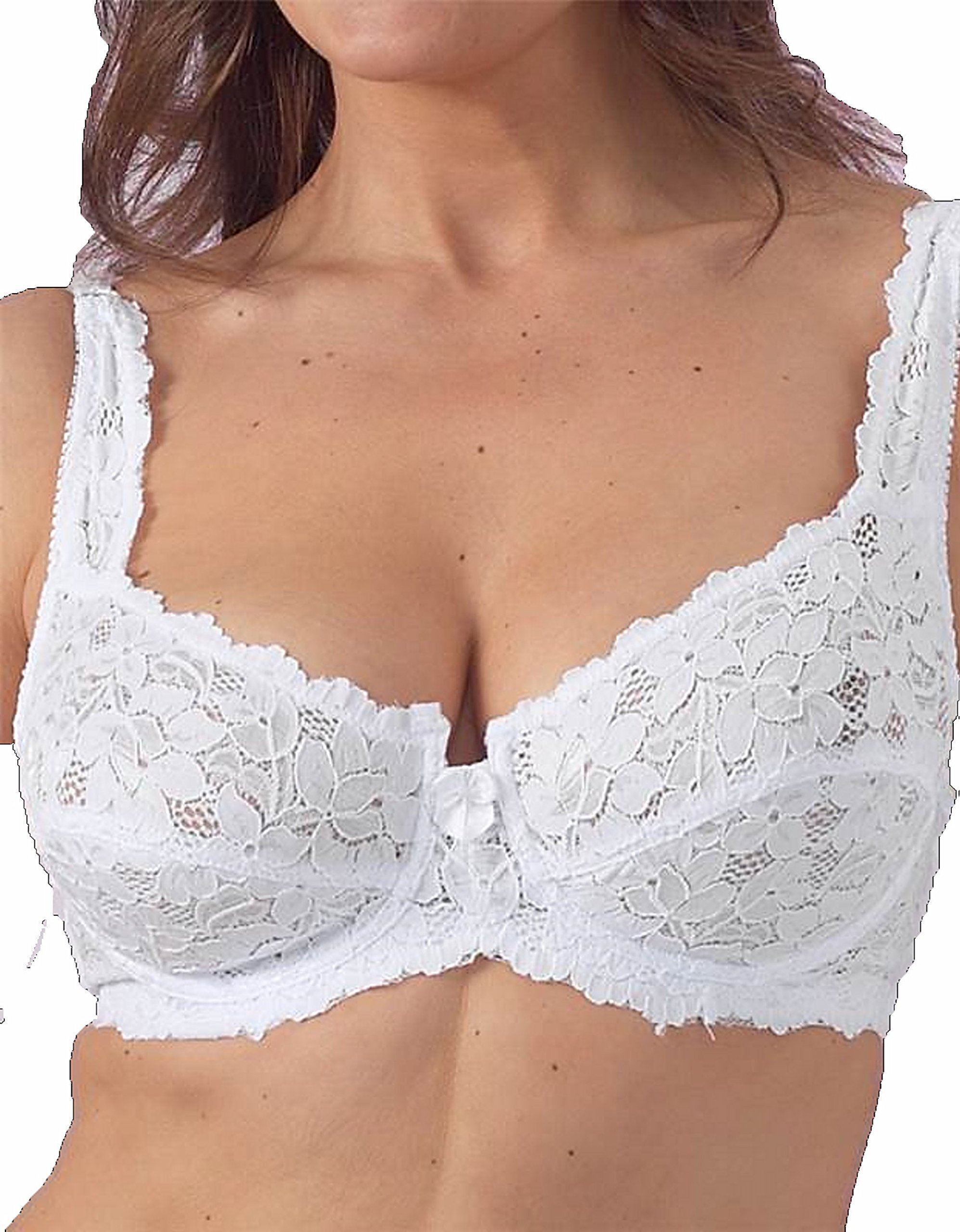 Marlon Lace Bra BR426 White 38B