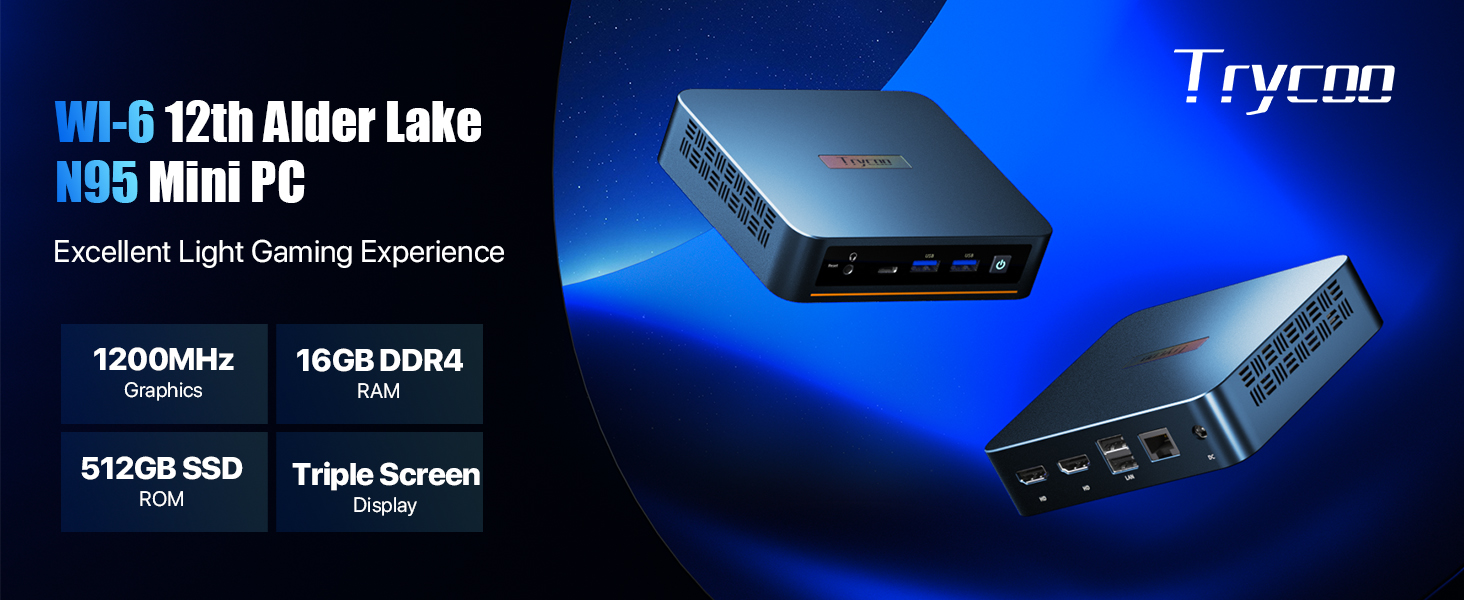 Alder Lake CPU n95 RAM16GB SSD 512GBミニpc ミニPC Intel Alder Lake N95 16GB DDR4 512GBSSD – NiPoGi JP