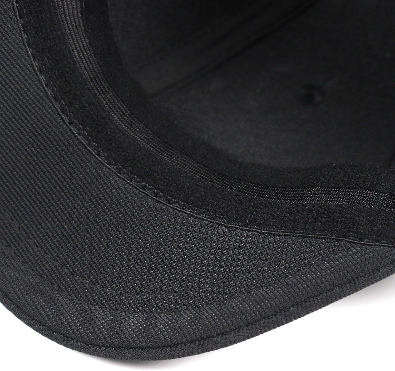 Short Brim Stretch Fitted Baseball Caps Men's Solid Structured Full Closed Cap Curved Brim Elastic Closed Back Hat K272 - Image 7