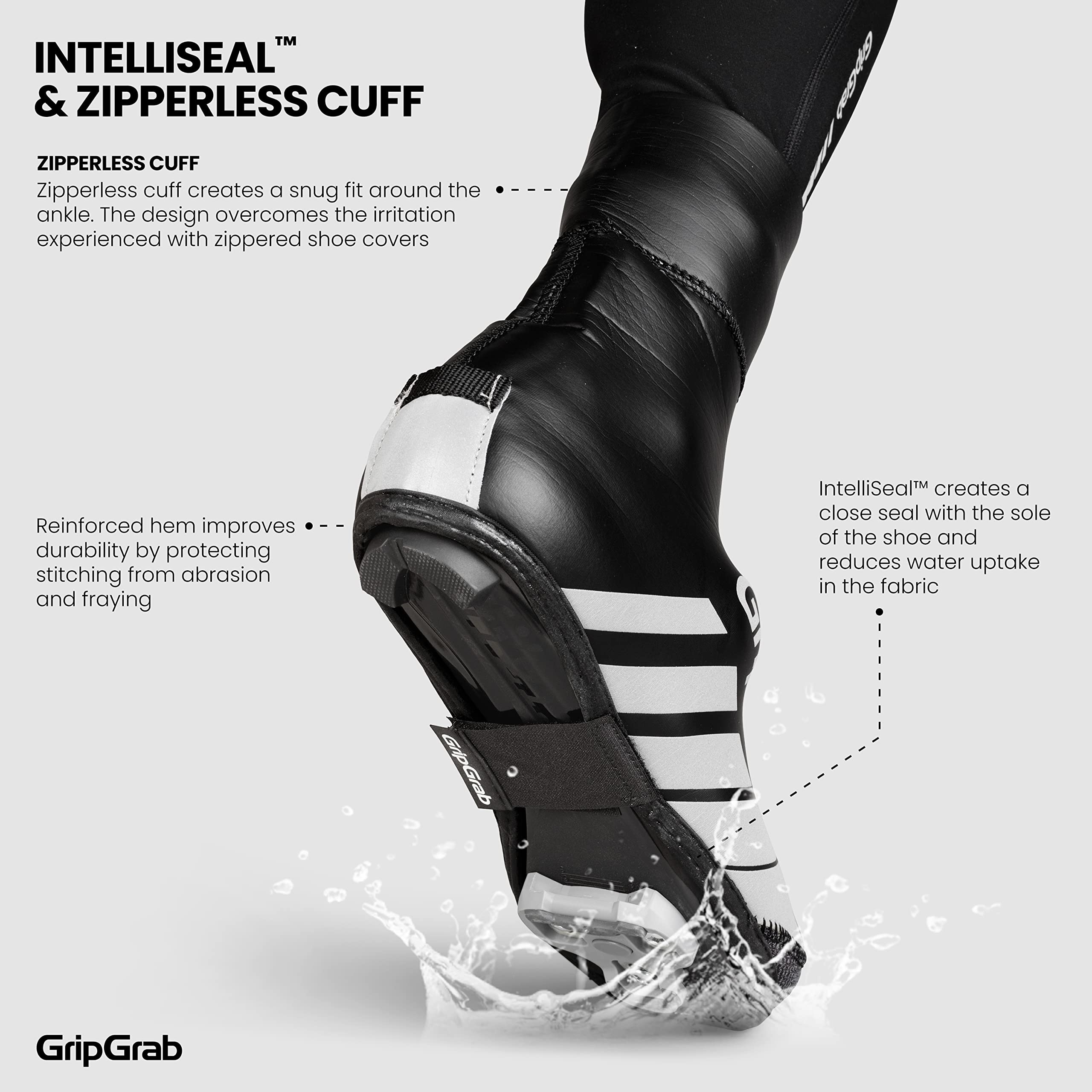 RaceThermo Waterproof Winter Road Cycling Shoe Covers