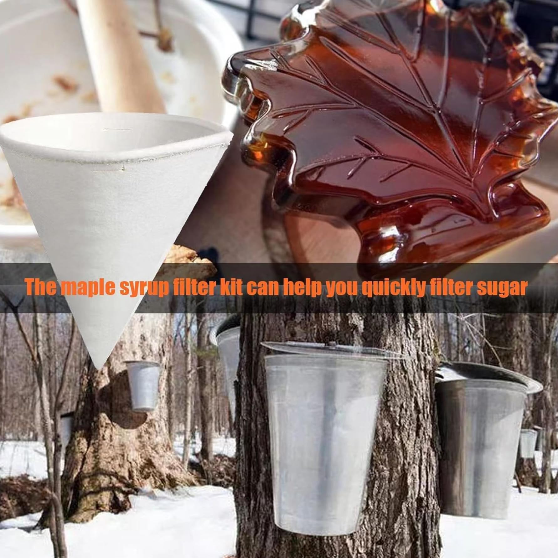 Maple Tapping Kit 10PCS Maple Syrup Filter Set - 8 Pre-Filters & 2 ...