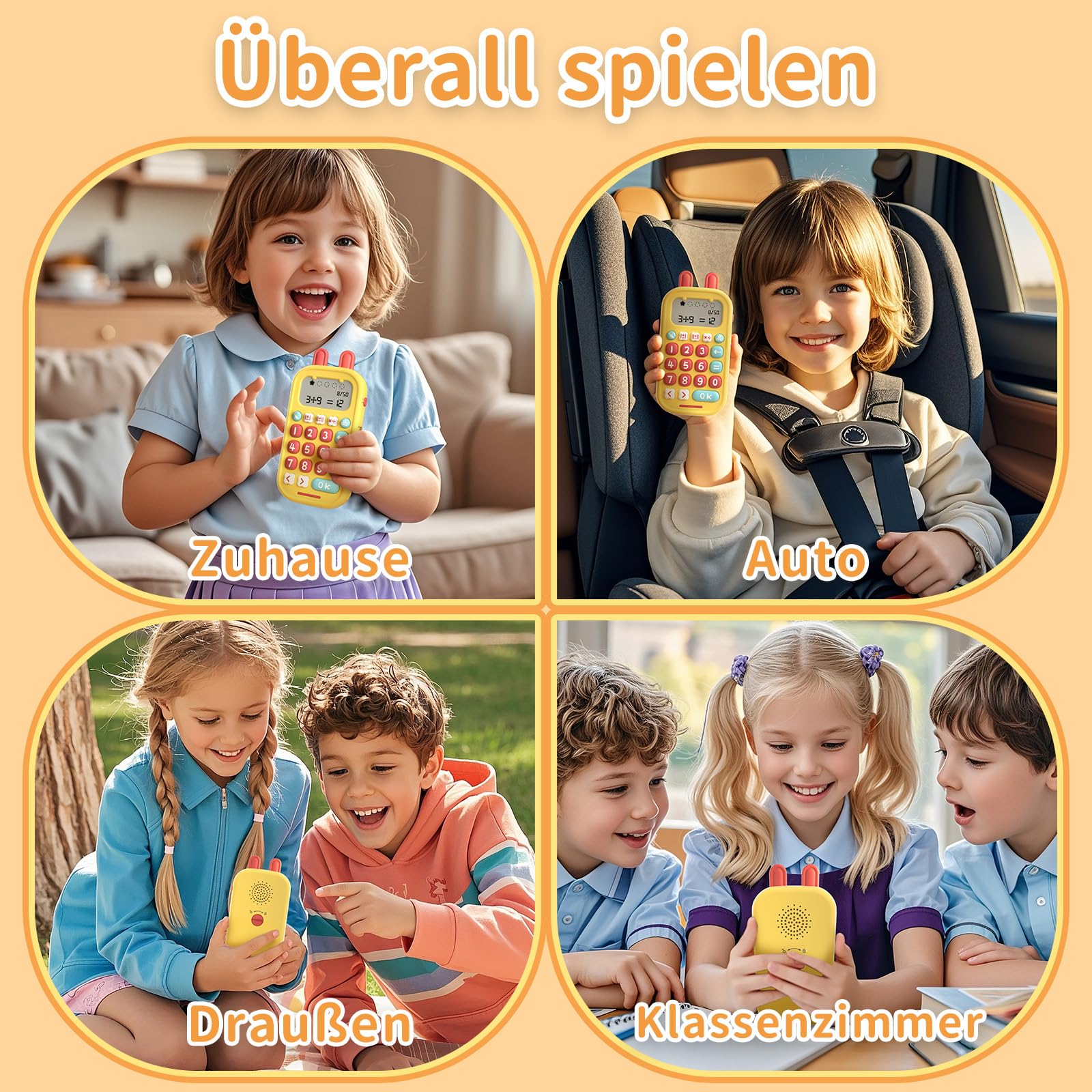 alilo Mathespiel für Kinder 5-12 Jahre, Elektronischer Kopfrechnen Trainer für Addition, Subtraktion, Multiplikation & Division, Interaktives Mathetrainer mit 19 Spielen, 5 Modi & 50.000 Aufgaben