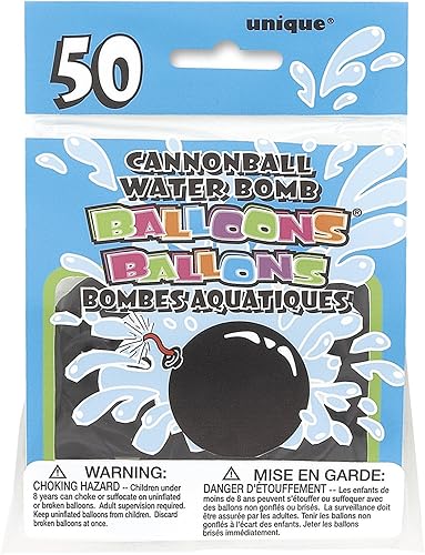 Globos de agua únicos de la bola de cañón 50ct multicolor 5 - 5135
