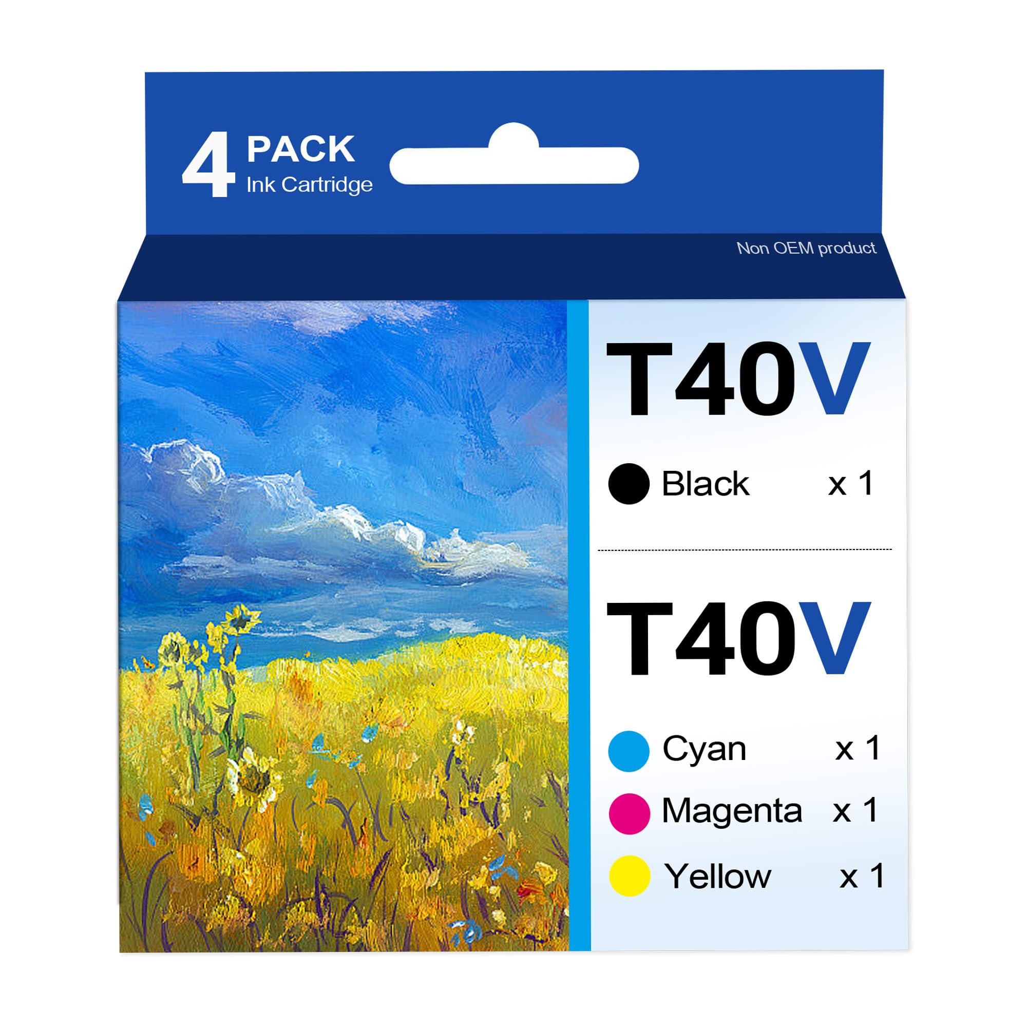 T40V Ink Cartridge T40V120 T40V220 T40V320 T40V420 Replacement for T40W Ink SureColor T5170 T5170M T3170M T3170 T2170 SC-T2170 T5170 T3170 Printer Ink