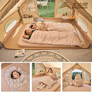 寝袋　2個セット Amazon.co.jp: BISINNA 寝袋 封筒型 シュラフ -16度耐寒 軽量