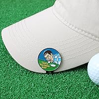 Vista 4 de Funny Golf Ball Marker Golf Gifts for Men, Magnetic Ball Markers Golf Hat Clip Cool Golf Accessories for Golfers, (8 Markers & 2 Hat Clips)