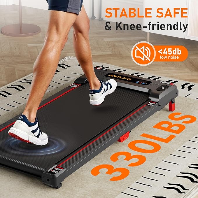 Caminadora Portátil Anylife, Walking Pad Inclinable 330 lb, 2.5 HP miniatura 6