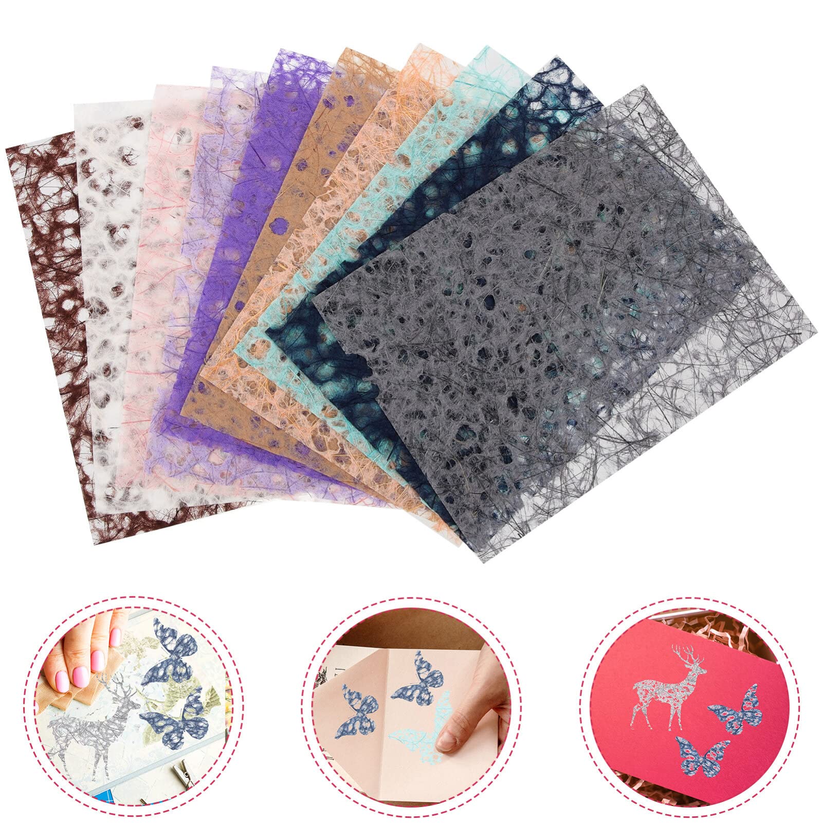 お宝？ゴミ？昔のカード、シールセット Amazon.com : EXCEART 10sheets Hollow Out Vintage Aesthetic