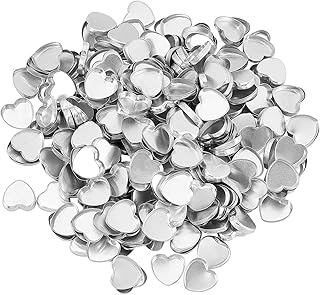 CHGCRAFT 300 unidades de metal de corazón vac...