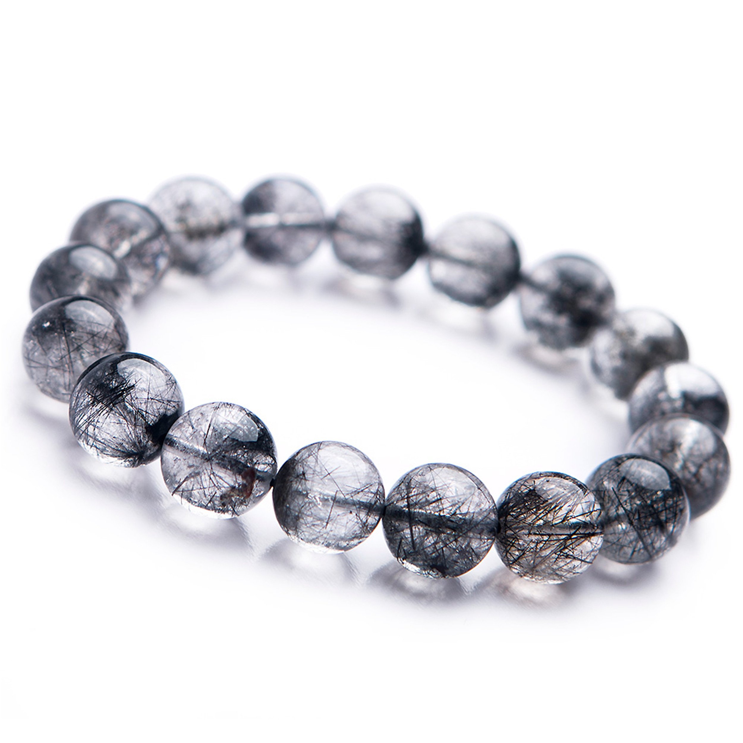 Bracelet Quartz rutilé noir pour harmoniser votre quotidien - 5