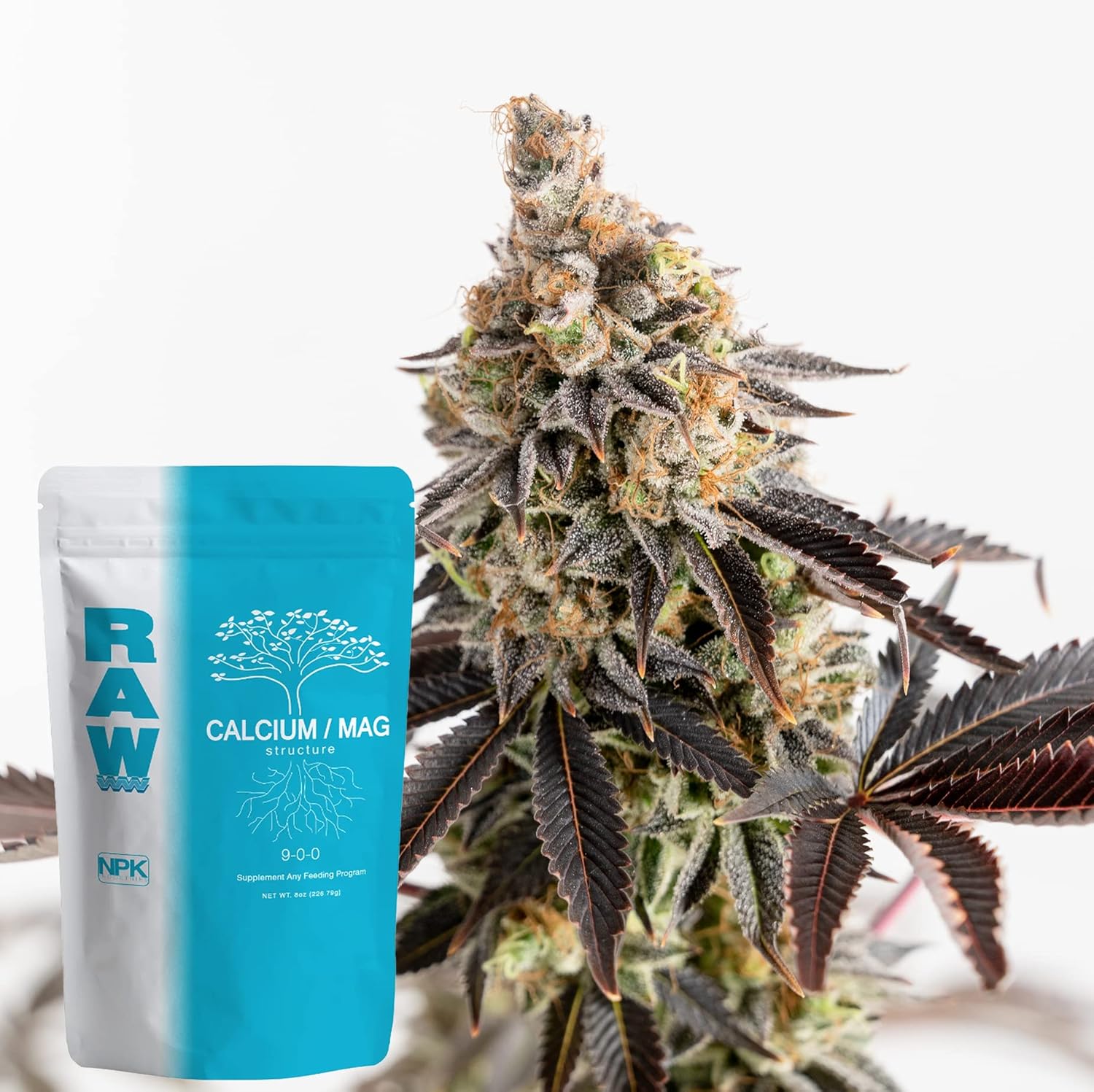 RAW Calcium/Mag 8oz - Essential Combo for Plant Health - Boosts Cell Strength and Nutrient Uptake