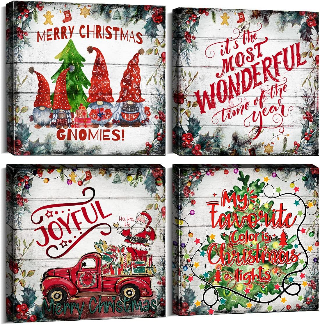 クリスマスキャンバスウォールアート 赤いサンタプリント 写真装飾 クリスマスパーティー用品 12x12インチ ホームデコレーション 寝室 冬休日の装飾ポスター 4枚 最大81 Offクーポン クリスマスツリートラック絵画アートワーク クリスマスキャンバスウォールアート 赤いサンタプリント 写真装飾 クリスマスパーティー用品 12x12インチ ホームデコレーション 寝室 冬休日の装飾ポスター 4枚 最大81 Offクーポン クリスマスツリートラック絵画アートワーク