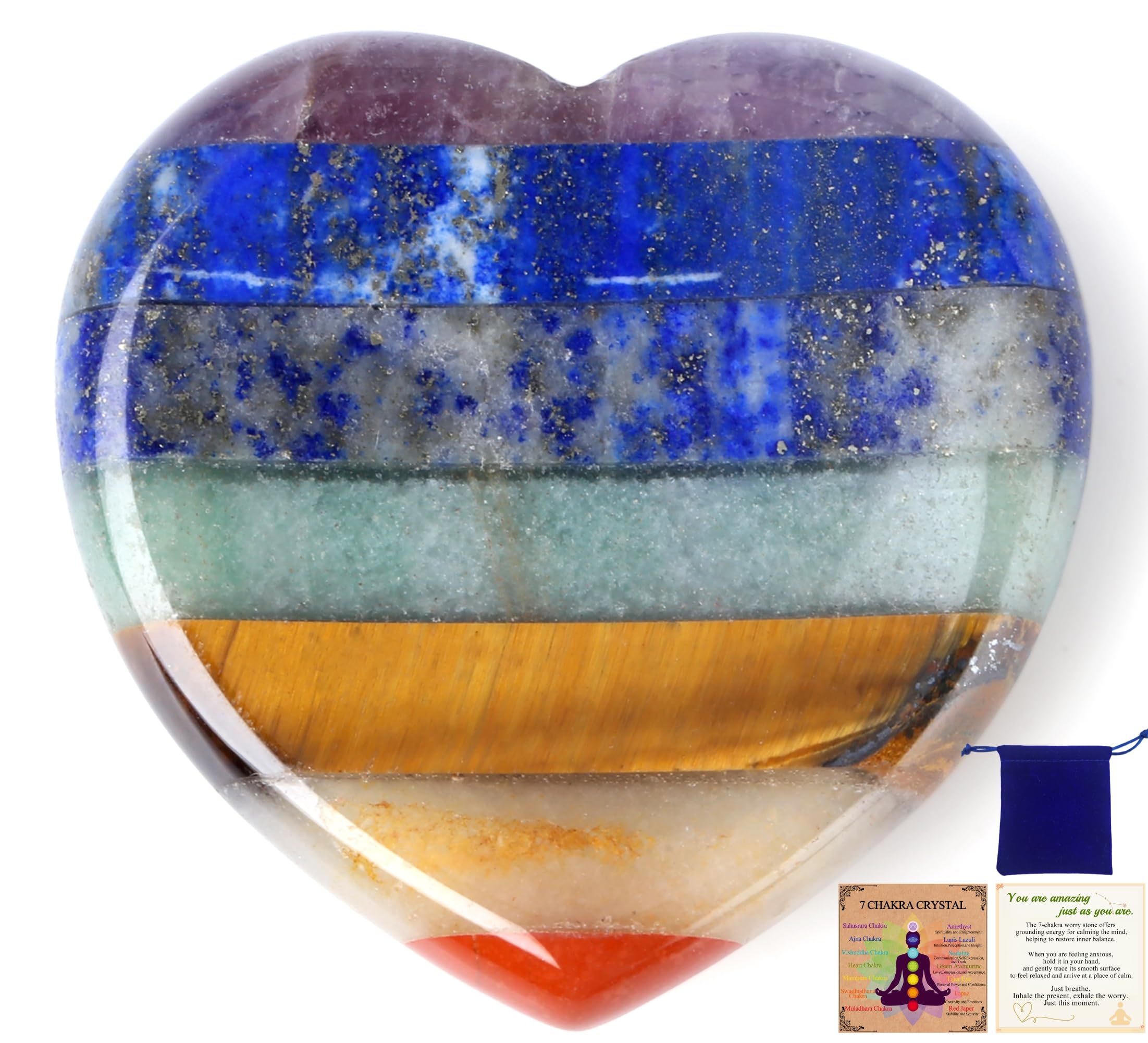 NUKAYAI Heart Worry Stone