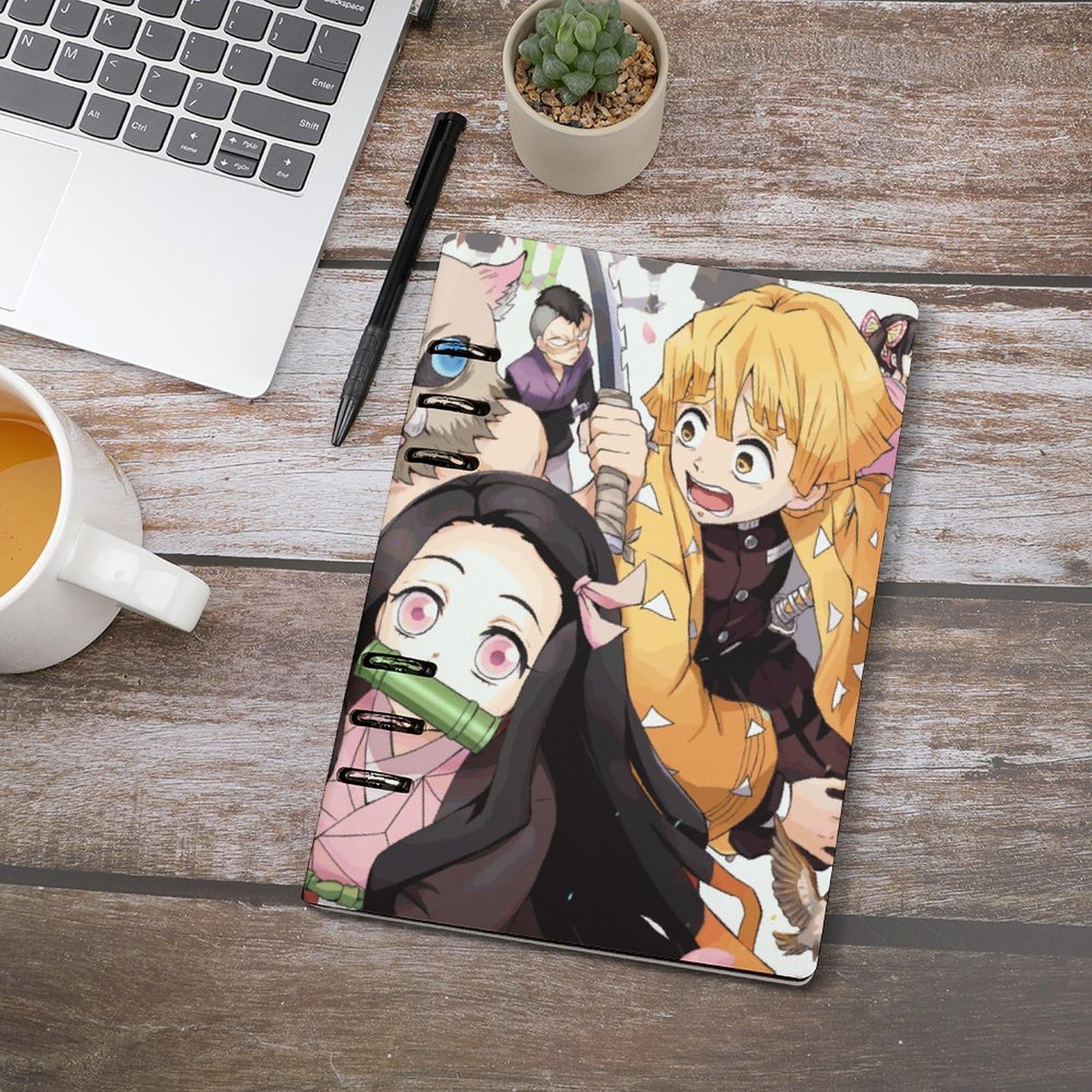 Amazon.co.jp: バインダーノート 鬼滅の刃 システム手帳 メモ帳 A5