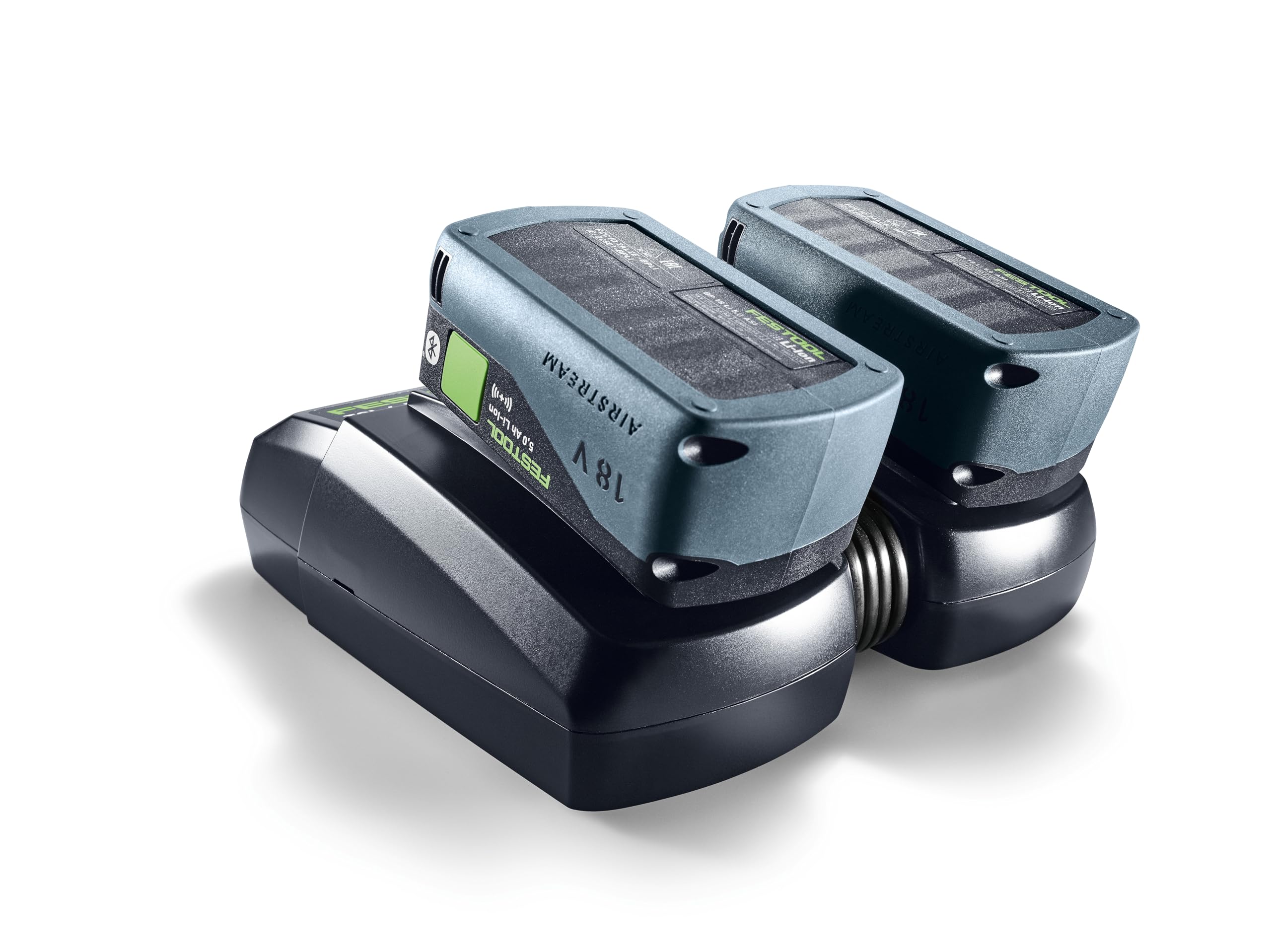 Festool Set de energía SYS 18V 2x5,0/TCL 6 DUO | BP 18 Li 5,0 ASI - Pack de baterías con Bluetooth, cargador rápido y SYS3 M 187 en set