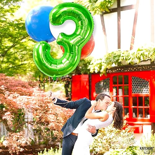 Miniatura 788 de KatchOn, Globo dorado gigante del número 8 de 40 pulgadas, globo dorado del número 8 para decoraciones de cumpleaños de 8 años para niñas