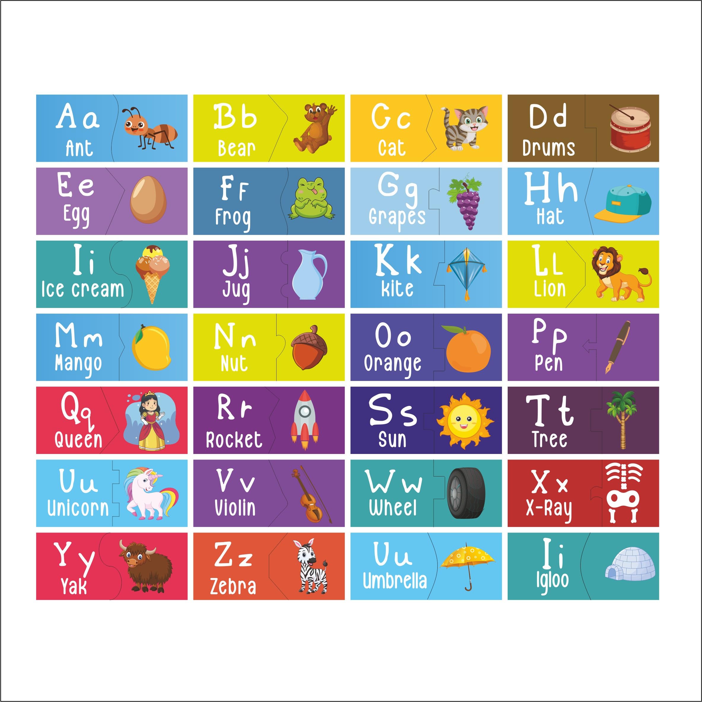 Winkslab:Alphabet Links Puzzle for Pre Education Learning kit