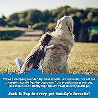 Vista 6 de Jack&Pup - Palitos masticables de 6 pulgadas para perros pequeños (paquete de 30) golosinas para perros de un solo ingrediente, palitos masticables