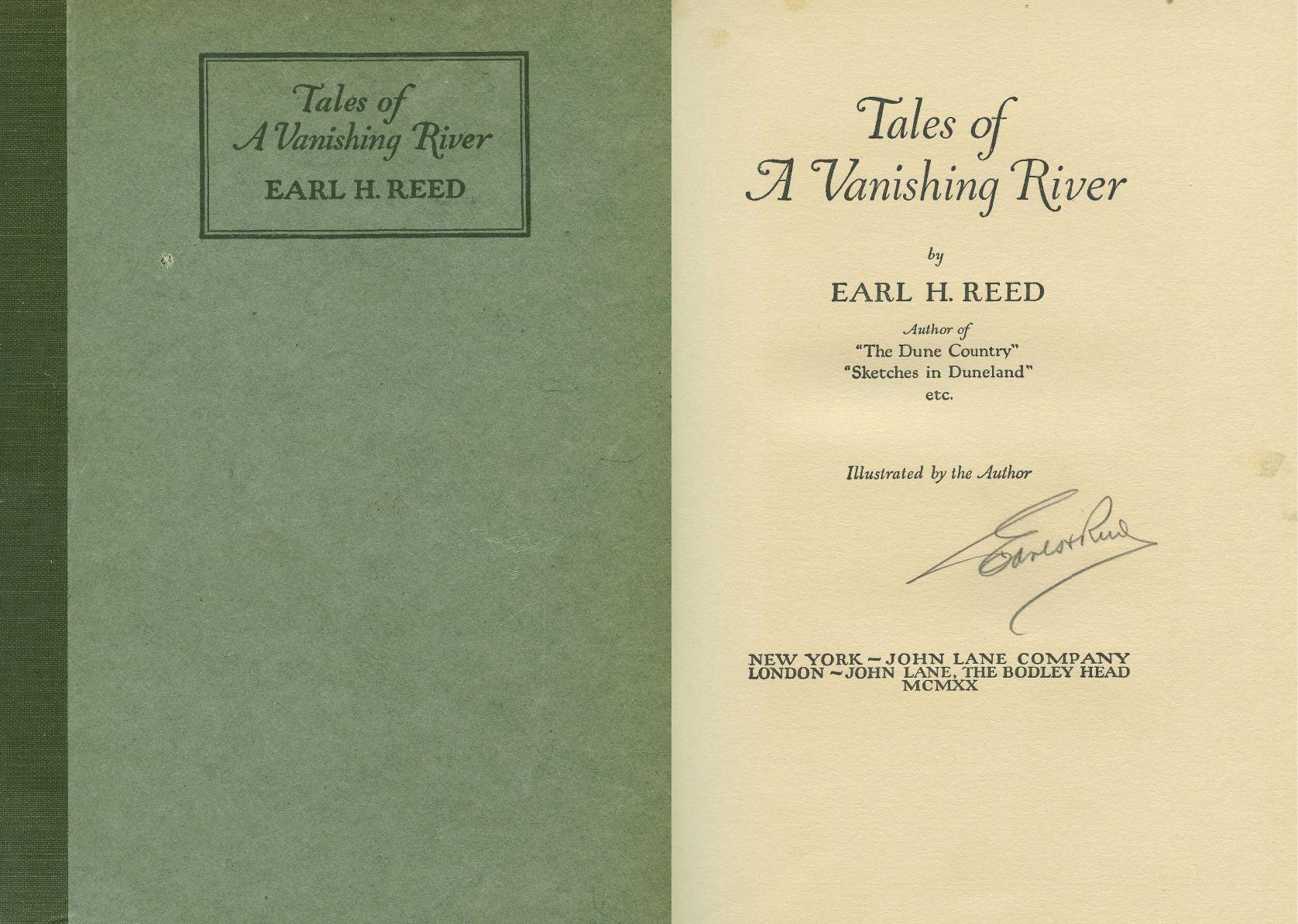 Tales of a vanishing river: Reed, Earl H. 1863-1931, Reed, Earl H. 1863 ...