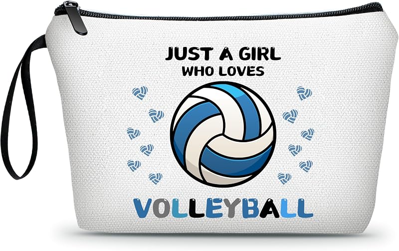 Necessaire de maquiagem ARIOSEY com estampa de vôlei Volleyball-BLUE