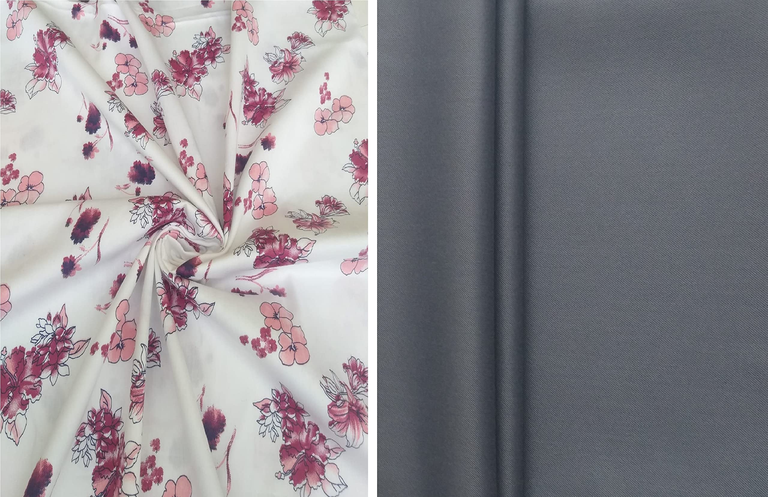Pri & Su CottLinns Combo of Giza Cotton Printed Shirt 110005 & Trouser Fabric 90005-picture-39