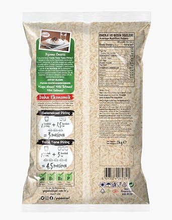 yayla Tane Tane Pirinç 2 kg