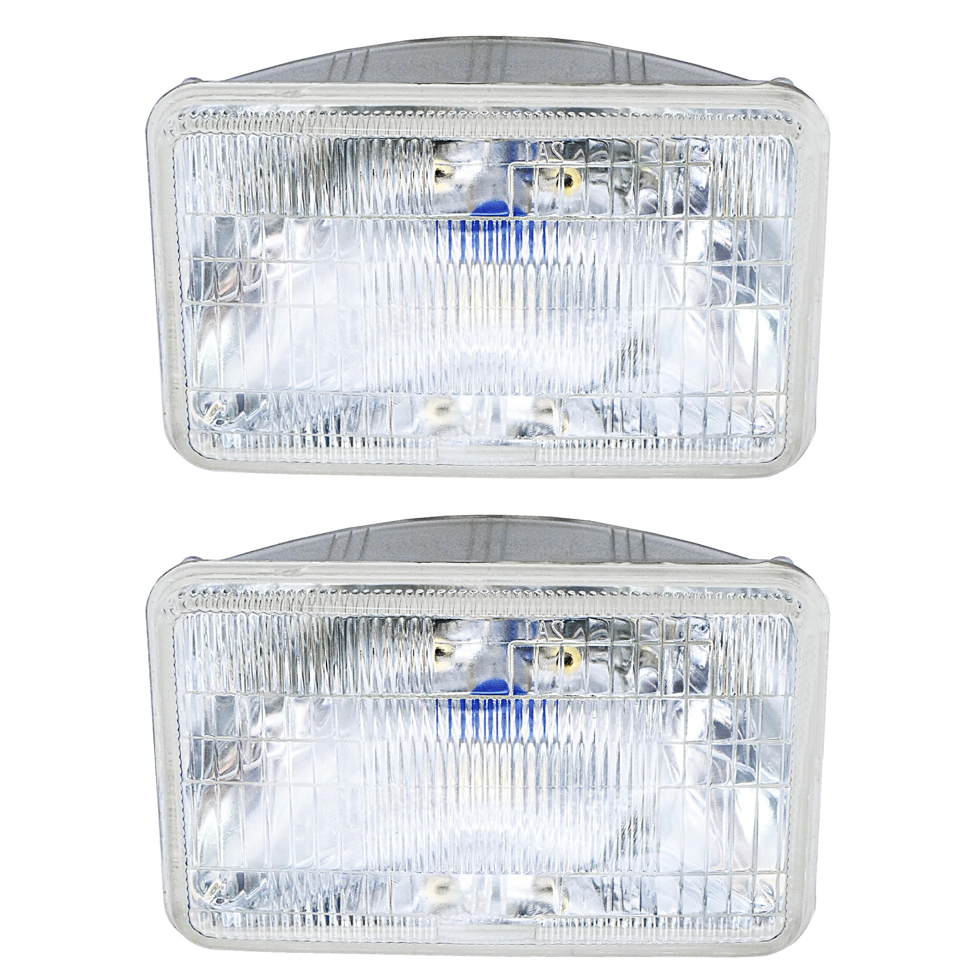 Sponsored Ad - TOJIO A Pair of H4656 Super Vision Crystal Headlight, Halogen Sealed Beam Headlight, (5“square,127mm), Replaces# H4656 (a pair)