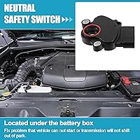 Vista 3 de X AUTOHAUX FN02-21-444 Interruptor de alimentación de seguridad neutra del coche Sensor de rango de cambio de caja de cambios para Mazda 2 3 5 6
