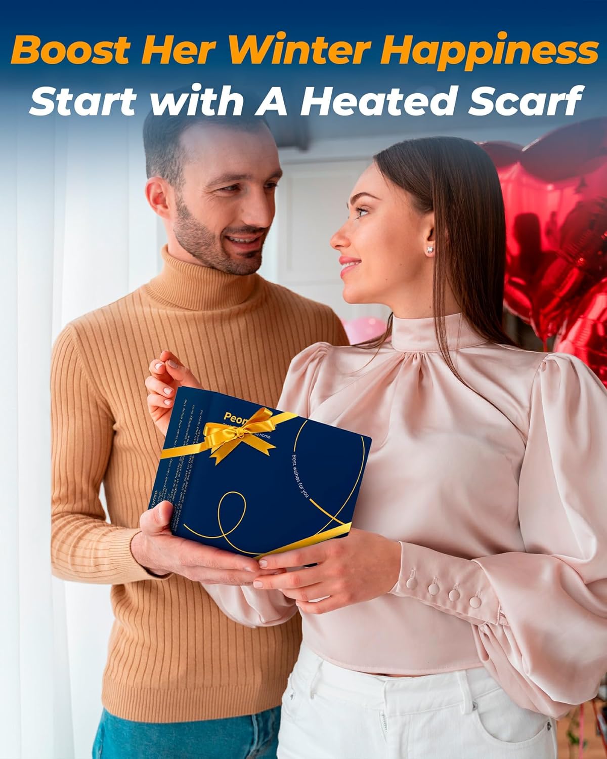 Graphene Heated Scarf Gifts for Women Men 6000mAh Battery Rechargeable Shawl Wrap Electric Heating Pads - Image 6