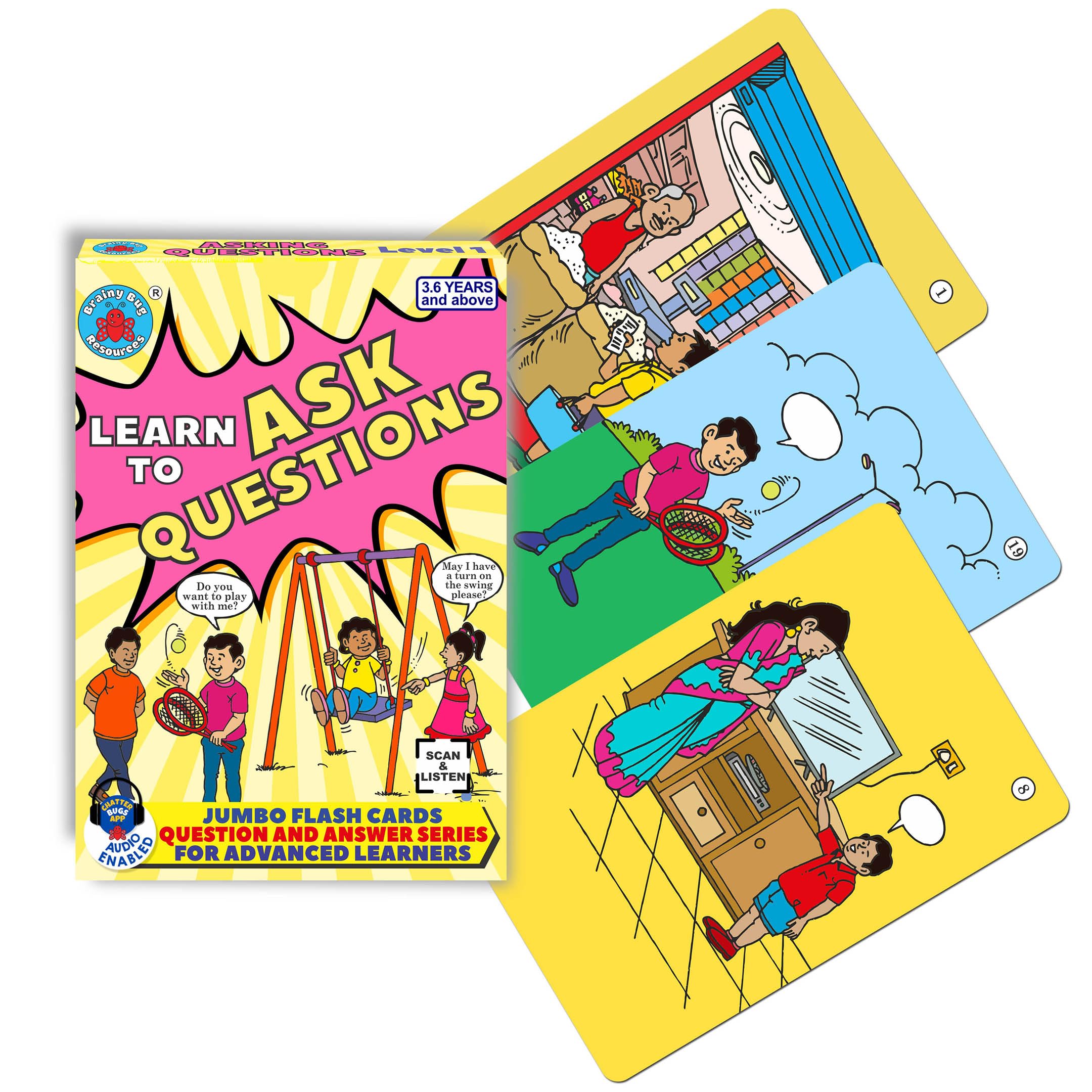 Brainy Bug Resources Educational Flash Cards and Child Resources for Teaching Language_Skills (Learn to Ask Questions)-image-22