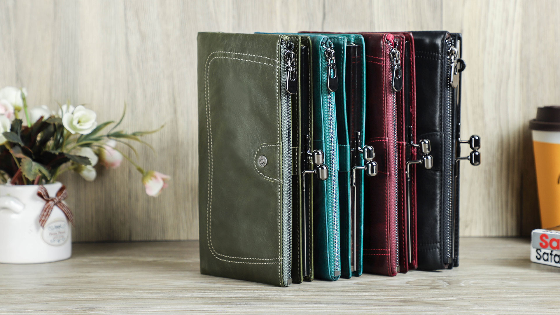 Amazon.com: Leather Kiss Lock Purse for Women Vintage Kiss Clasp
