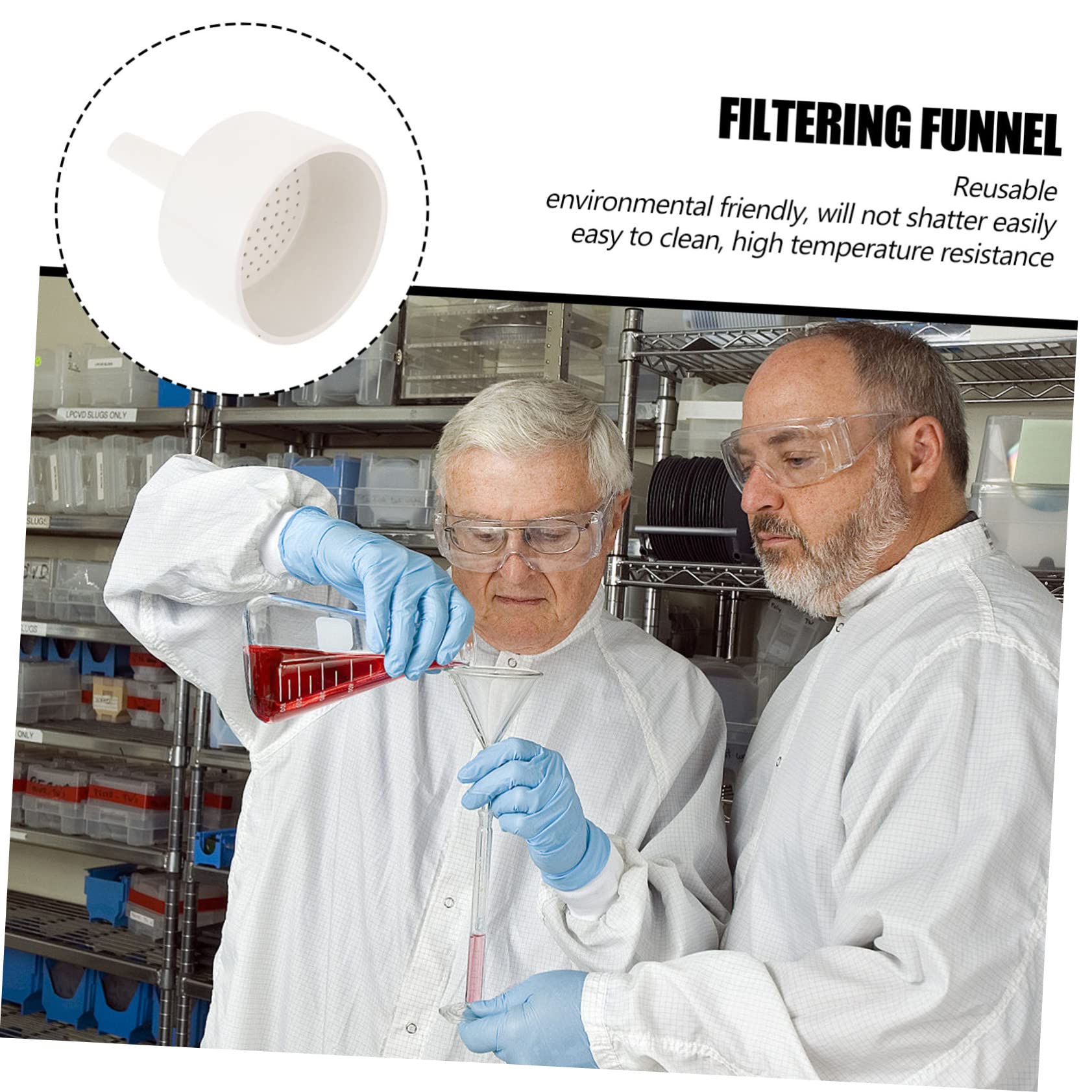 iplusmile Filter Trichter Lebensmittelsieb Filterwerkzeuge Futtertrichter Mit Großer Öffnung Keramik ware Keramik Filter Buchner für or 1Pc Filtertrichter Flüssigkeitstrichter