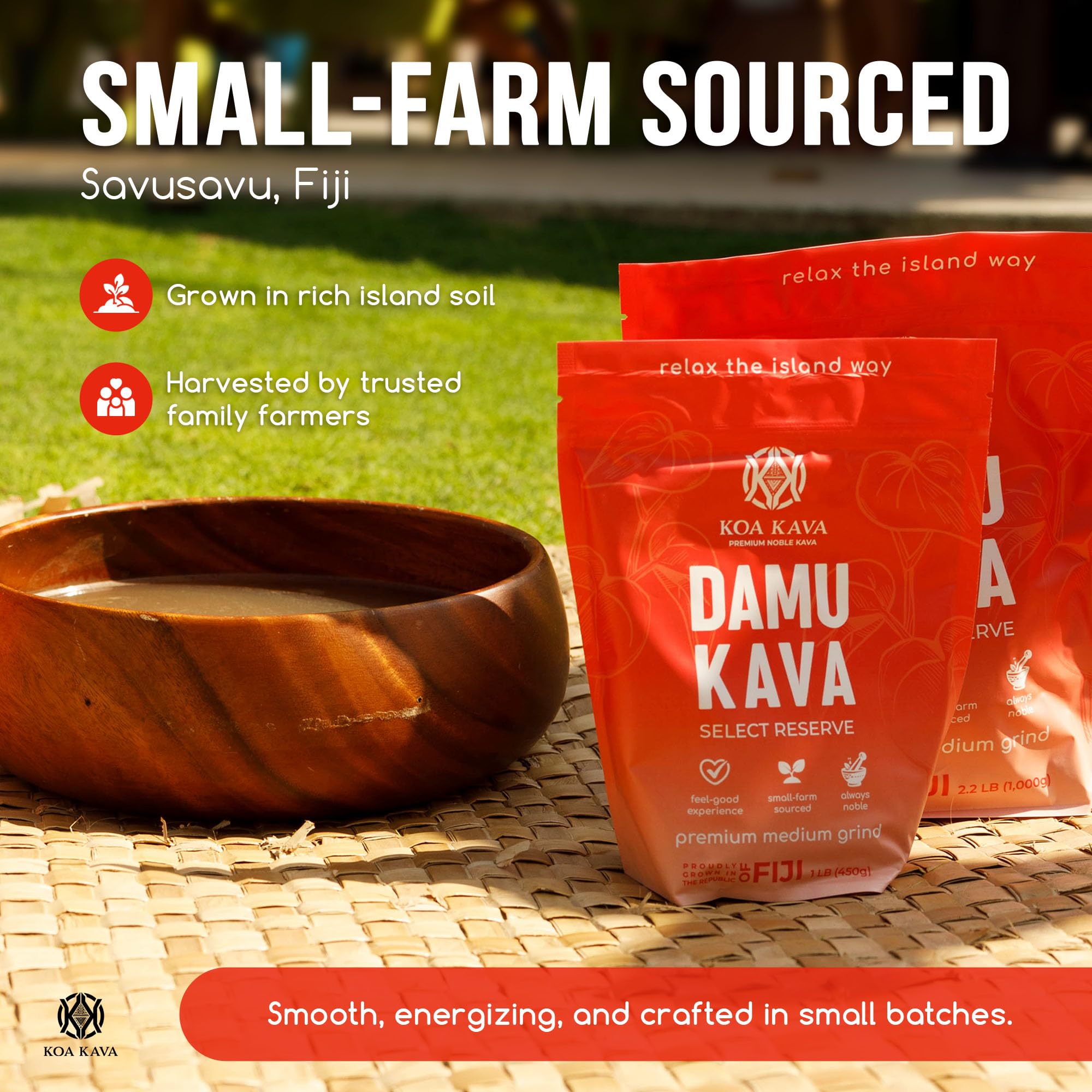Koa Kava Damu Kava Powder, 1 LB (450g) — Amazon image 4