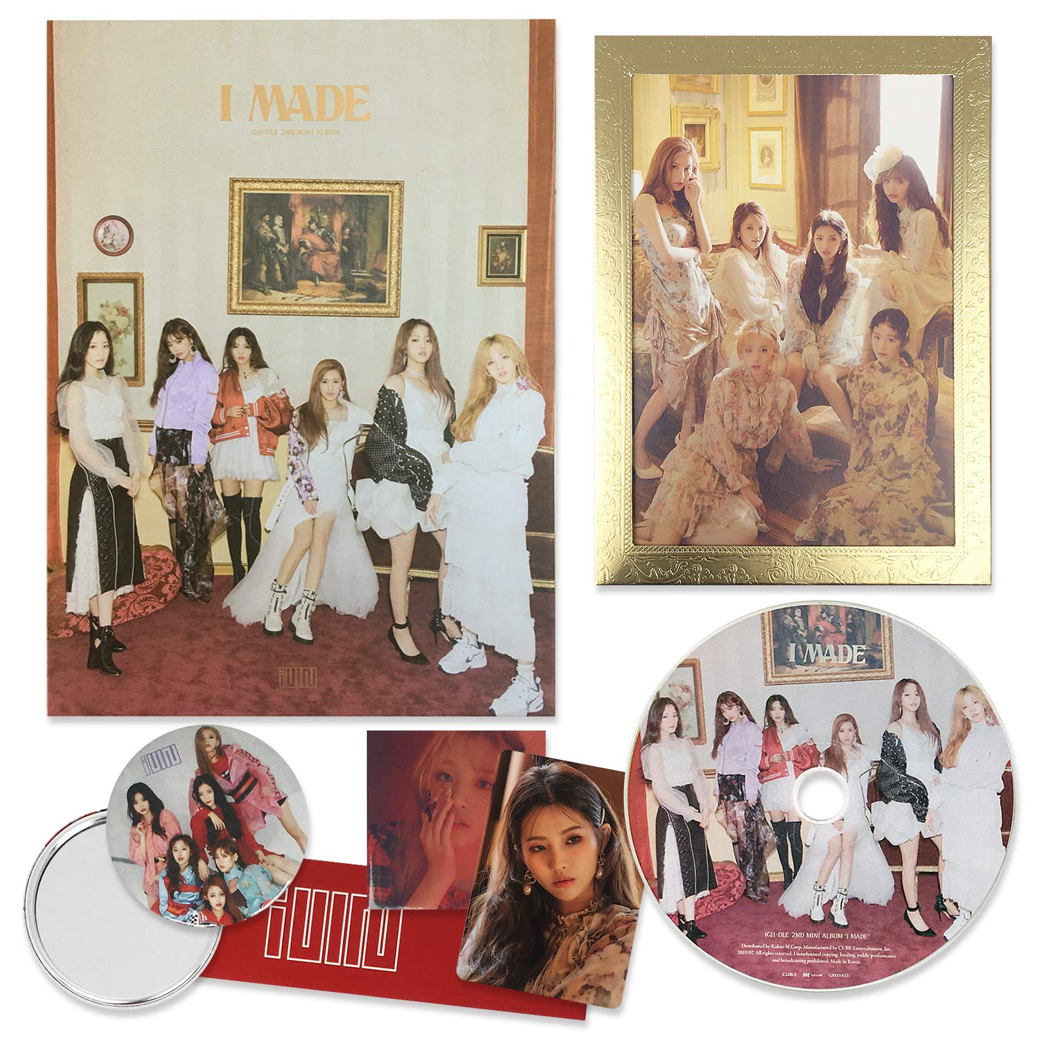 G)I-DLE 2nd Mini Album - [ I Made ] CD + Booklet + PhotoCard +