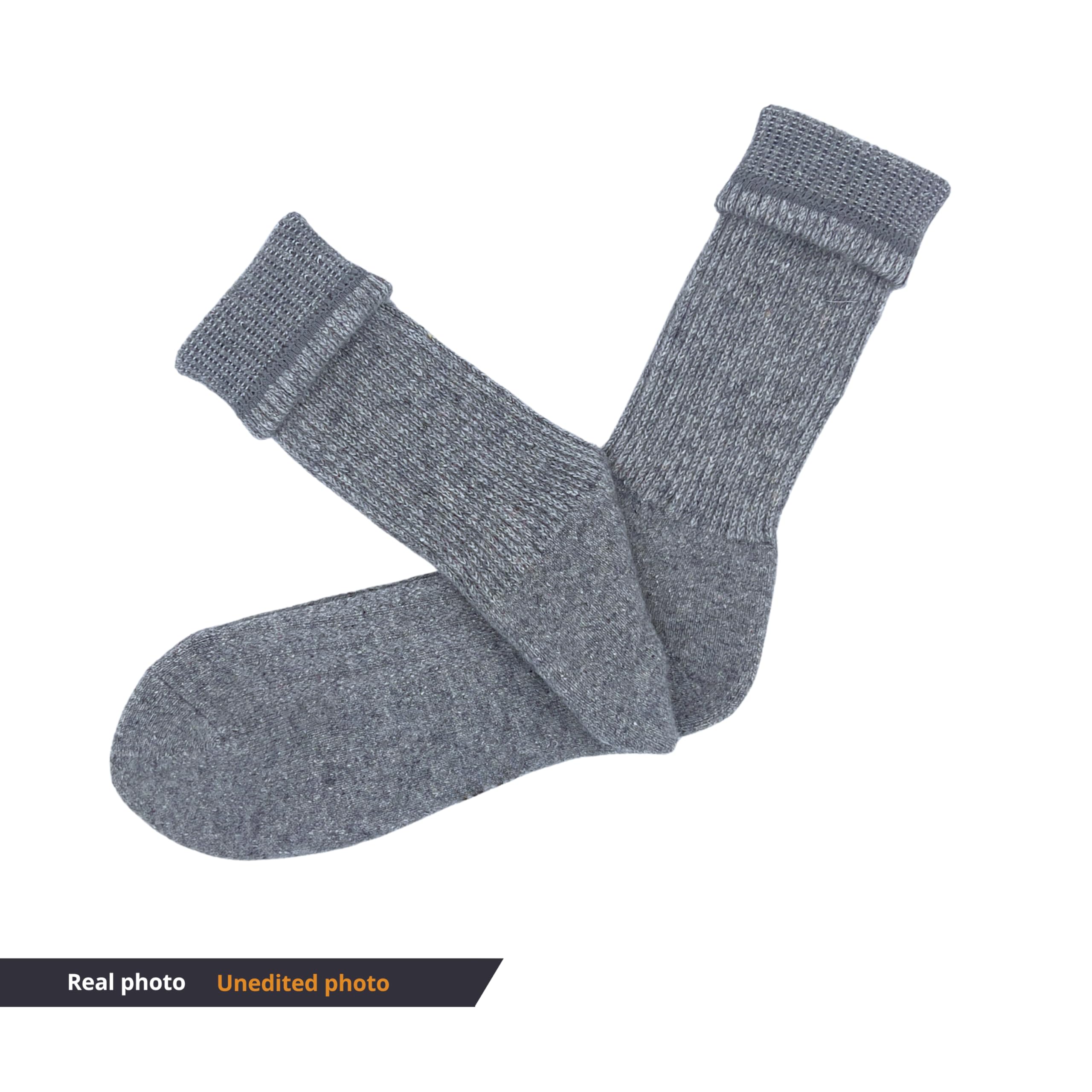 TOD OIMS Merino Wool Socks for Men&Women, Heavyweight Socks, Cushioned for Hiking, Sports, Workwear, Made in Mongolia, Large 10-13 US