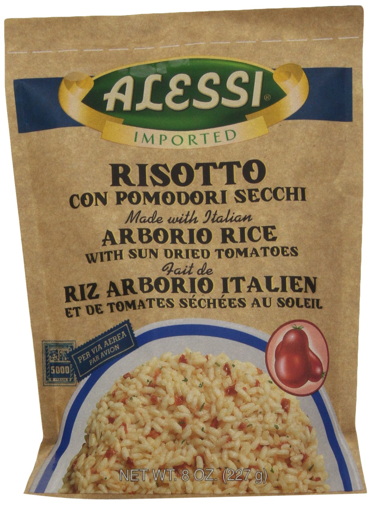 Alessi Arborio Rice with Sun Dried Tomatoes, 8 oz