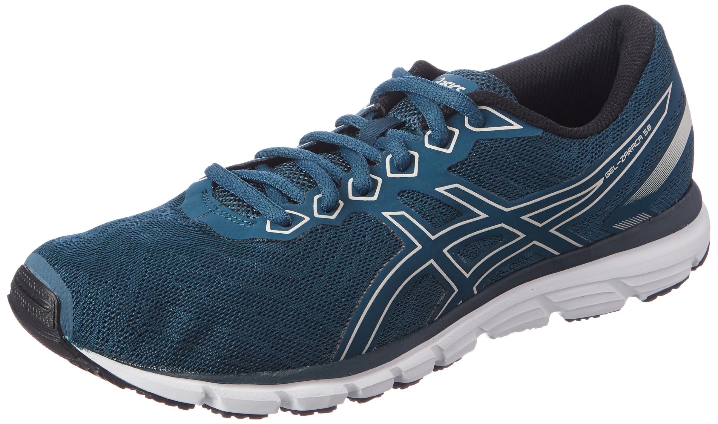 ASICSMens Gel-Zaraca 5 B Magnetic Blue/White Running Shoe - 6 UK (1011B137.402)