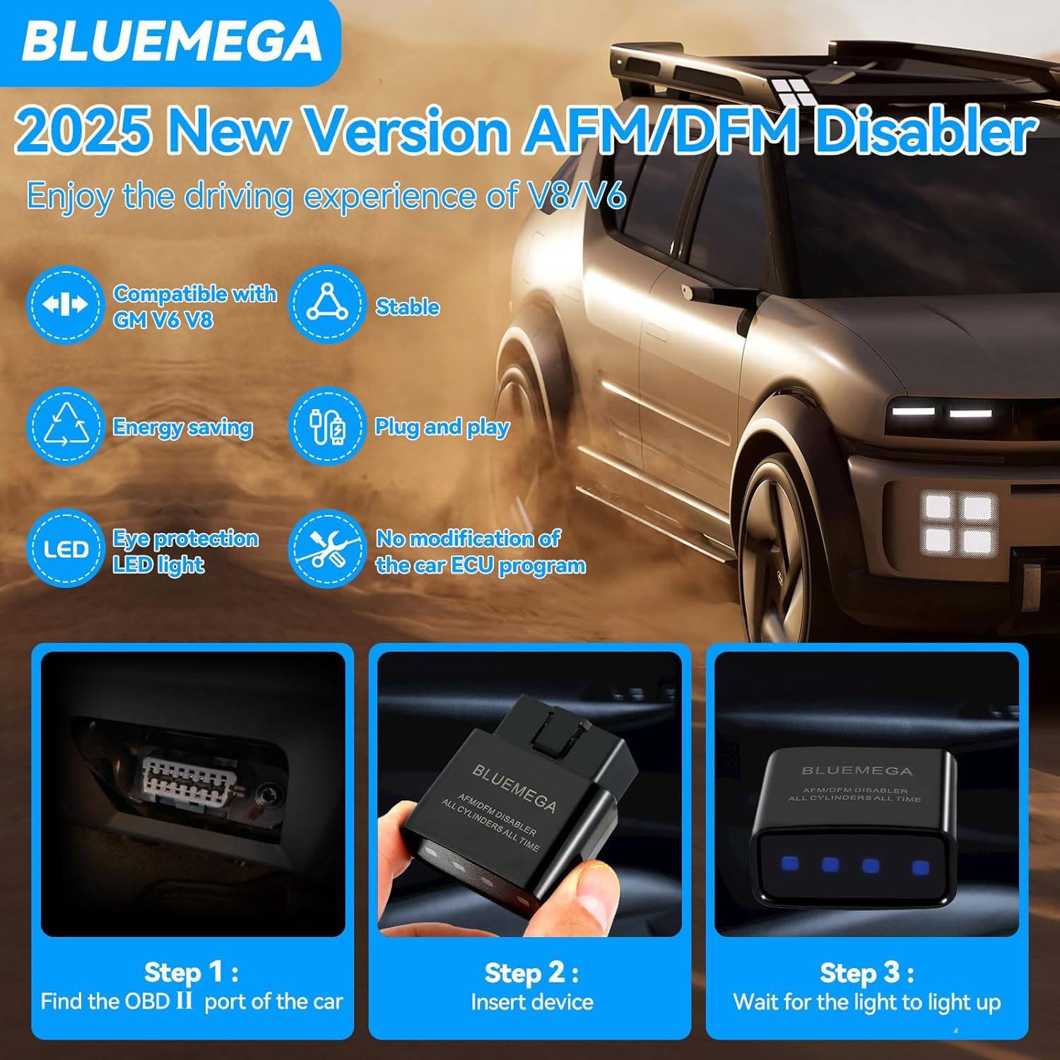 AFM/DFM Disabler Active Fuel Management Delete AFM Disabler Compatible with V6 & V8 GM Motors AFM Disabler 5.3 Silverado