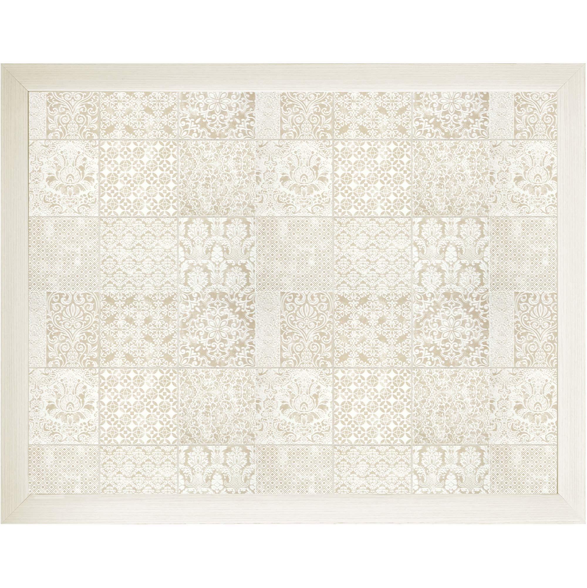 Delicate Lap Tray: Bean Bag Padded Cushion Tray for Eating or Laptop Use (Cream Frame, Cream Cushion)