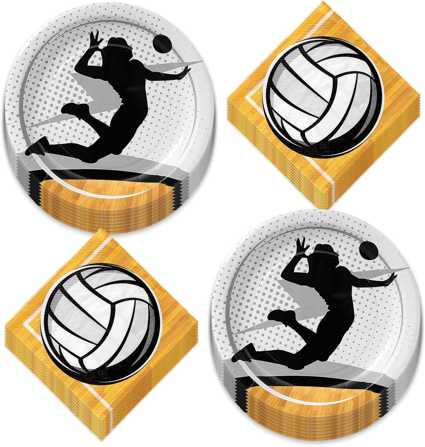 HOME & HOOPLA Volleyball Party Supplies Sports Team Paper