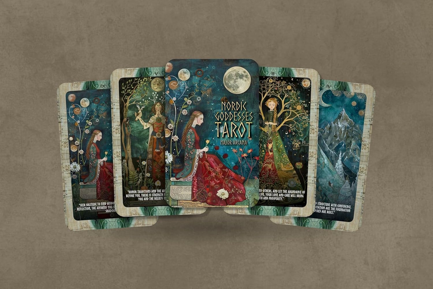 Nordic Goddesses Tarot - Major Arcana - Nordic Major Arcana Insights - Tarot Cards - Tarot Deck - Divination Tools