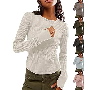 トップス Y2K archive beige Skull Waffle Sleeve Y2K archive beige Skull Waffle Sleeve