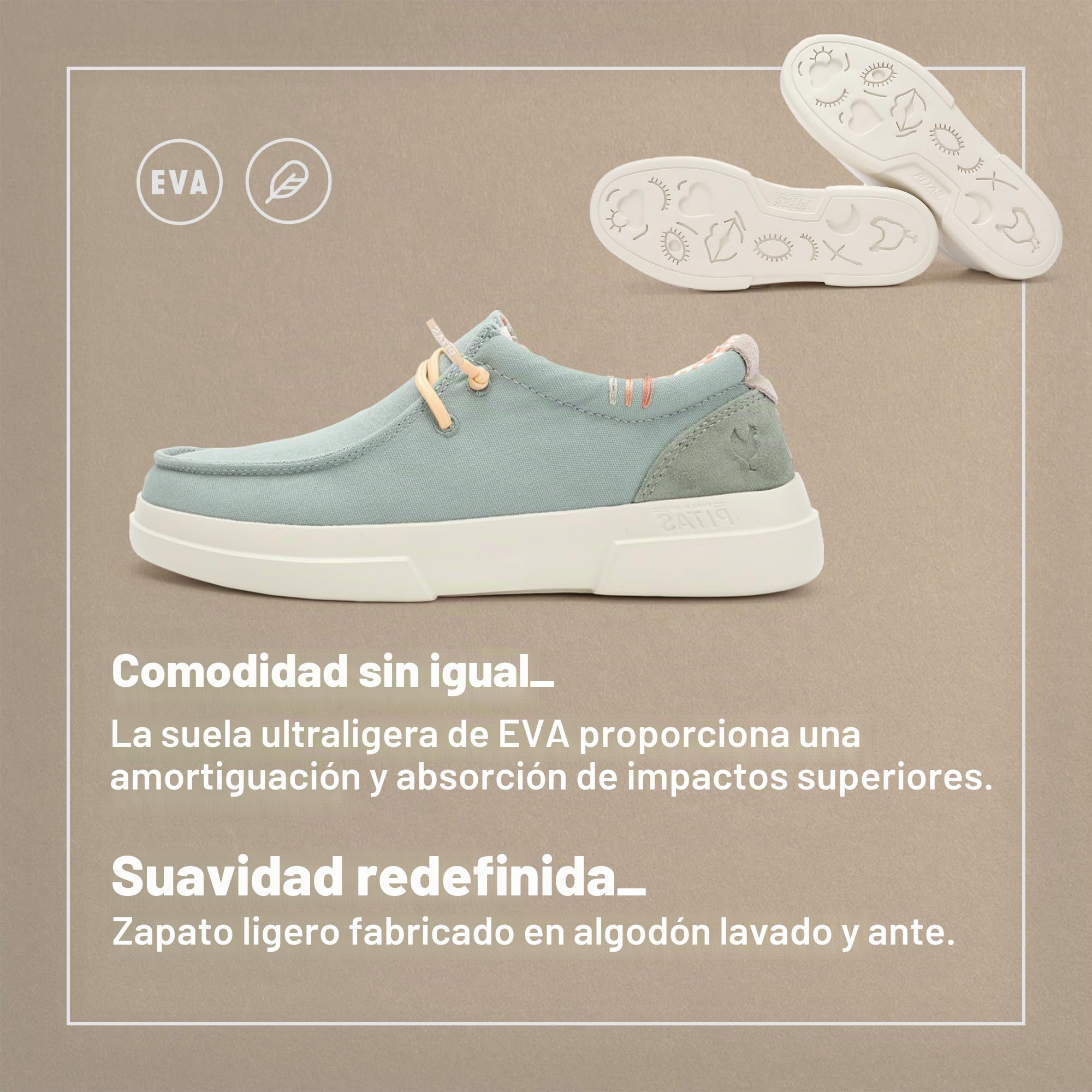 PITAS | SIRMIONE | Mocasines de Mujer | Náuticos Casual | Zapatillas de Tela | Zapatos sin Cordones | Deportivas Casuales | Calzado de Walkinpitas