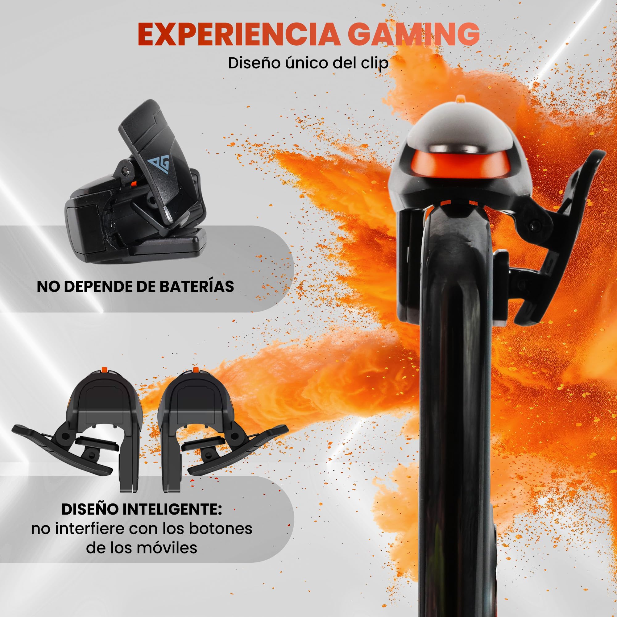 Progameplays Phone Triggers Controller Compatible con iPhone/Android, Disparar y Apuntar Sensible L1 & R1 Pubg Trigger (T1)