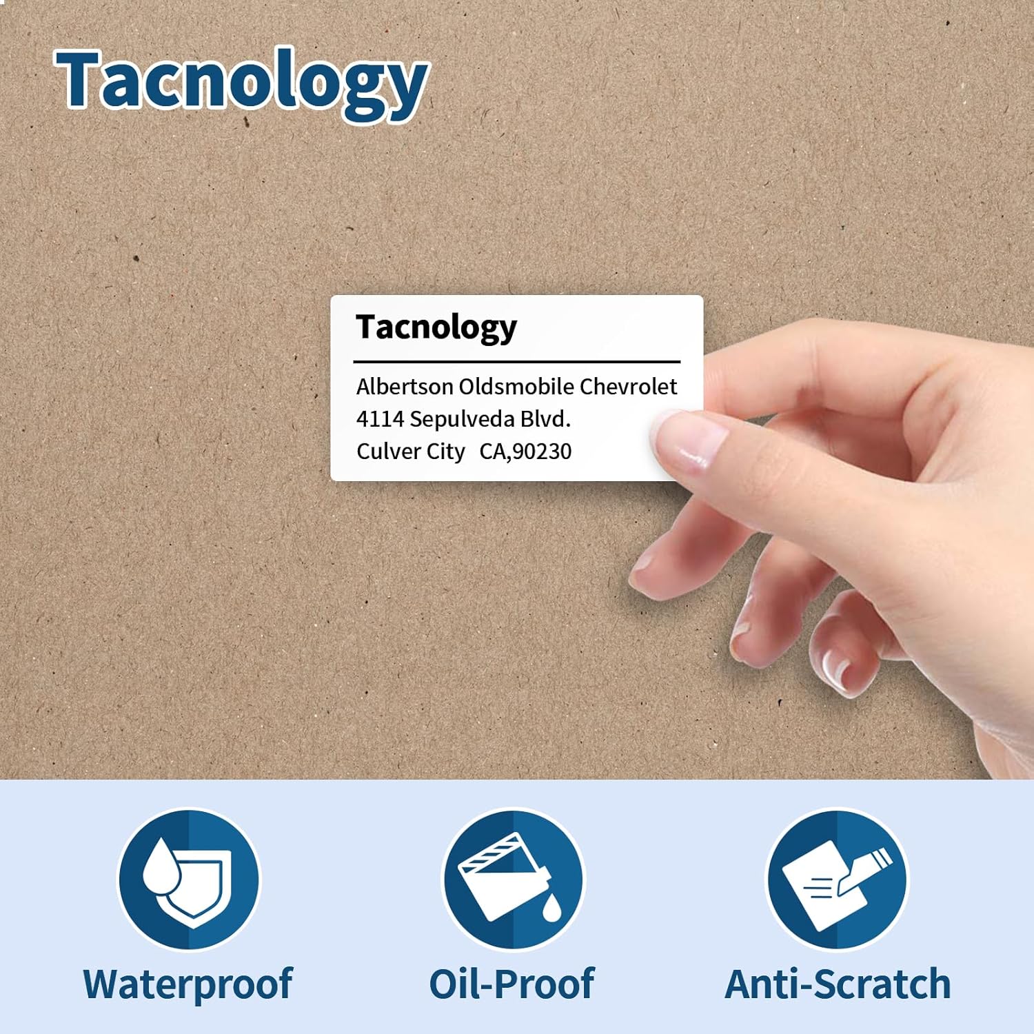Tacnology 24 Rolls 2" X 1" Direct Thermal Labels - Perforated Barcode Replacement Labels - Compatible with Rollo & Zebra Desktop Printers - FBA Adhesive Address Shipping Labels- 1300 Labels/Roll - Image 5
